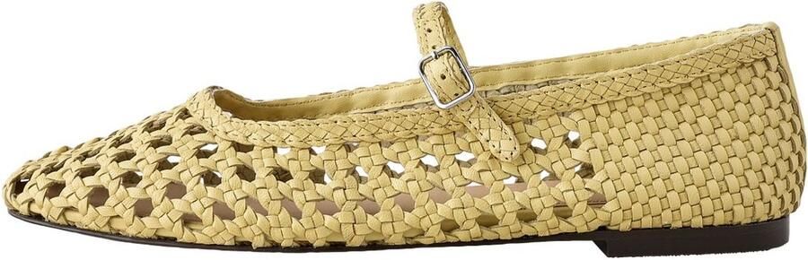Next Dames Forever Comfort geweven Mary Jane-schoenen met vierkante neus Geel