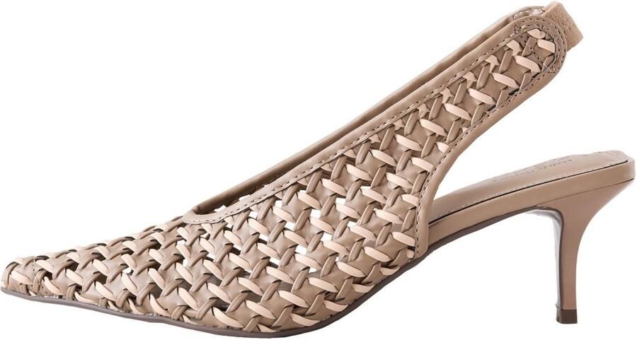 Next Dames Forever Comfort geweven pumps met hielbandje Huidkleur