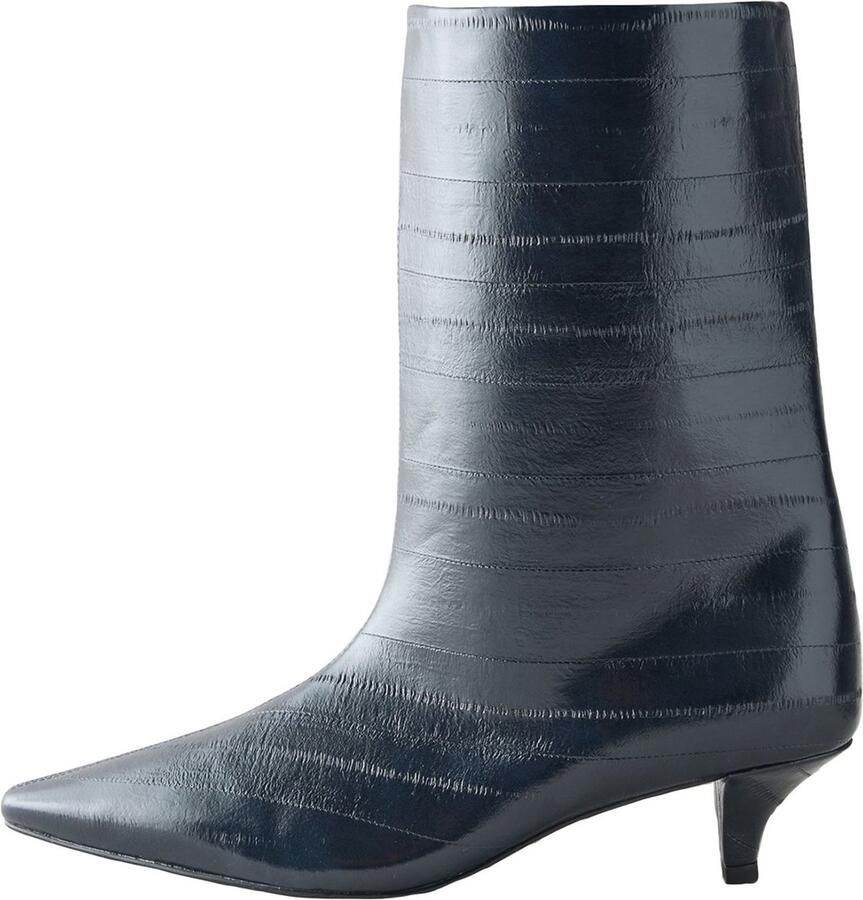 Next Dames Forever Comfort halfhoge laarzen met puntige neus Blauw