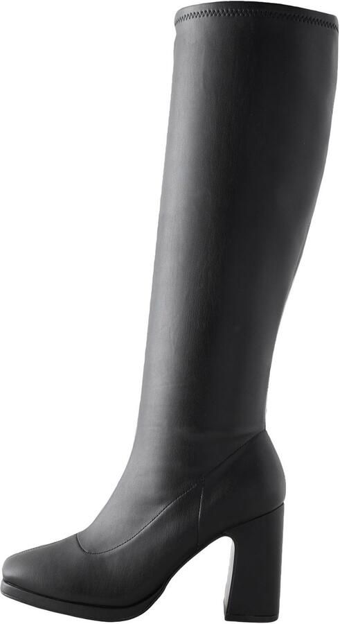 Next Dames Forever Comfort kniehoge soklaarzen Zwart