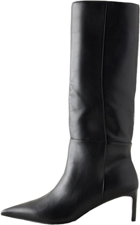 Next Dames Forever Comfort knielaarzen met puntneus en smalle schacht Zwart