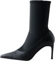 Next Dames Forever Comfort laarsjes met leren voetbed en puntneus Zwart - Zwart