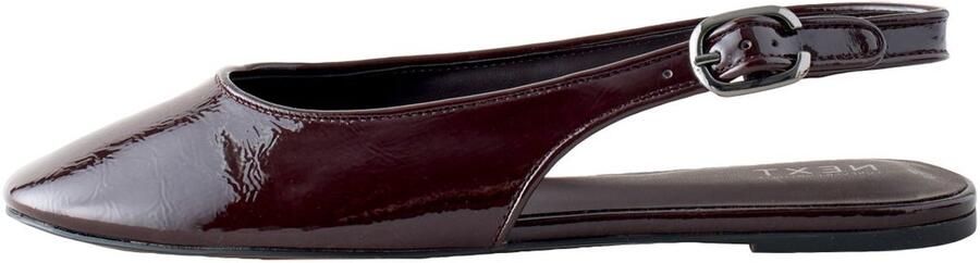 Next Dames Forever Comfort lage schoenen met hielbandje en ronde neus Rood