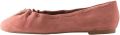 Next Dames Forever Comfort leren ballerina's met bedel en ruches Roze - Roze