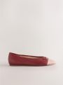 Next Dames Forever Comfort leren ballerina's met neuskap Rood - Rood