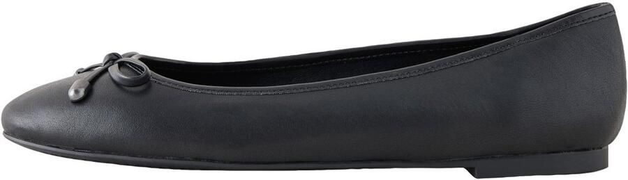 Next Dames Forever Comfort leren ballerina's met voering en ronde neus Zwart