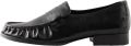 Next Dames Forever Comfort leren loafers met franjes Zwart - Zwart