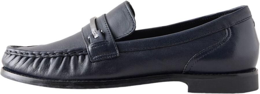 Next Dames Forever Comfort leren loafers met rand Blauw
