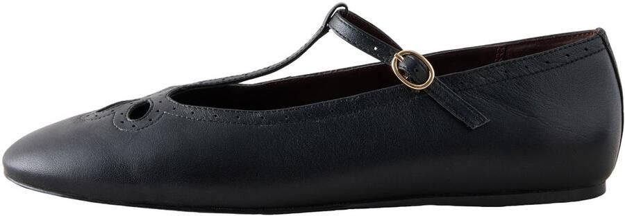 Next Dames Forever Comfort leren Mary Jane-schoenen Zwart