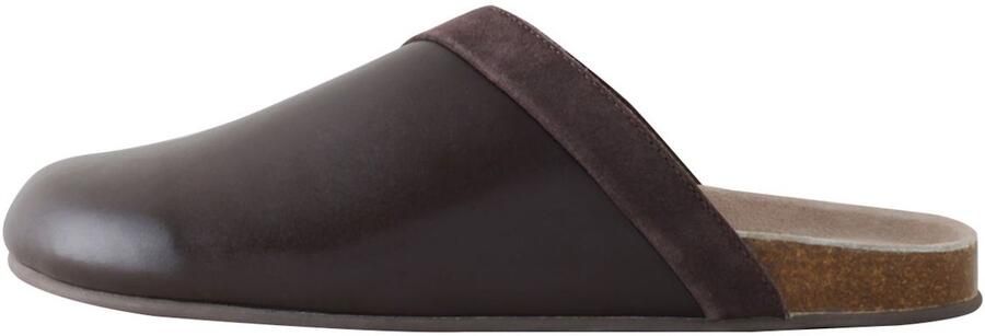 Next Dames Forever Comfort leren nette klompen met voetbed Bruin