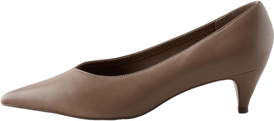Next Dames Forever Comfort leren pumps met lage hak Bruin
