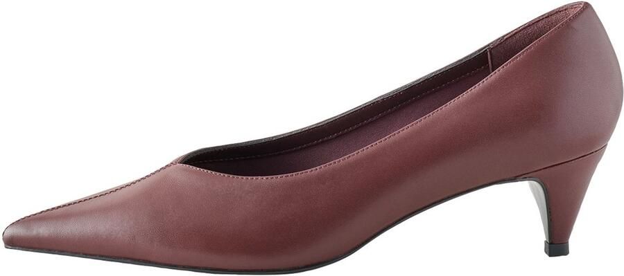 Next Dames Forever Comfort leren pumps met lage hak Rood
