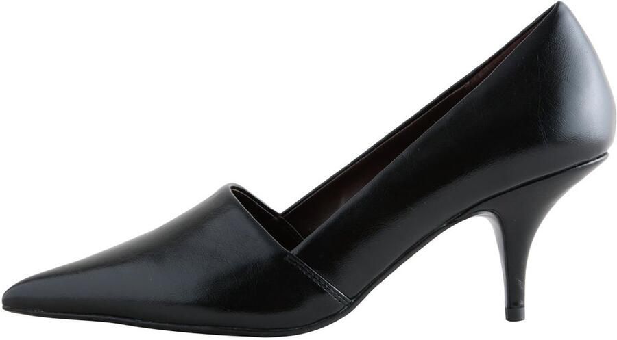 Next Dames Forever Comfort leren pumps met uitsnijdingen Zwart