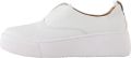 Next Dames Forever Comfort leren sneakers met sleehak Wit - Wit