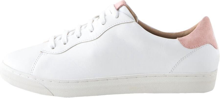 Next Dames Forever Comfort leren vetersneakers Wit