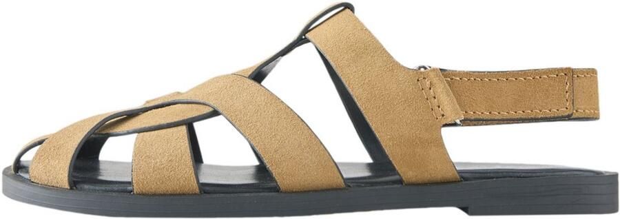 Next Dames Forever Comfort leren vissersballerina's Bruin