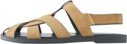 Next Dames Forever Comfort leren vissersballerina's Bruin
