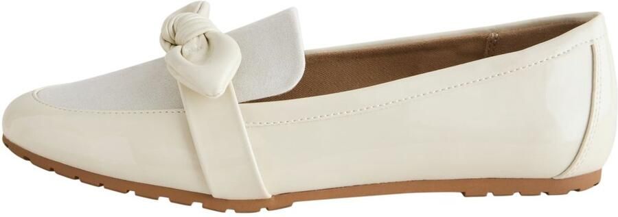 Next Dames Forever Comfort loafers met strik en ronde neus Wit