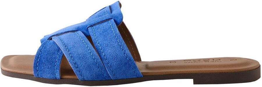 Next Dames Forever Comfort muilsandalen met stiksels Blauw