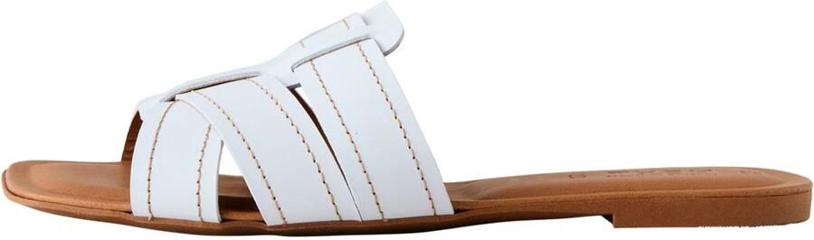 Next Dames Forever Comfort muilsandalen met stiksels Wit