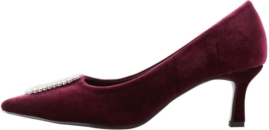 Next Dames Forever comfort pumps met steentjesversiering en puntige neus Rood