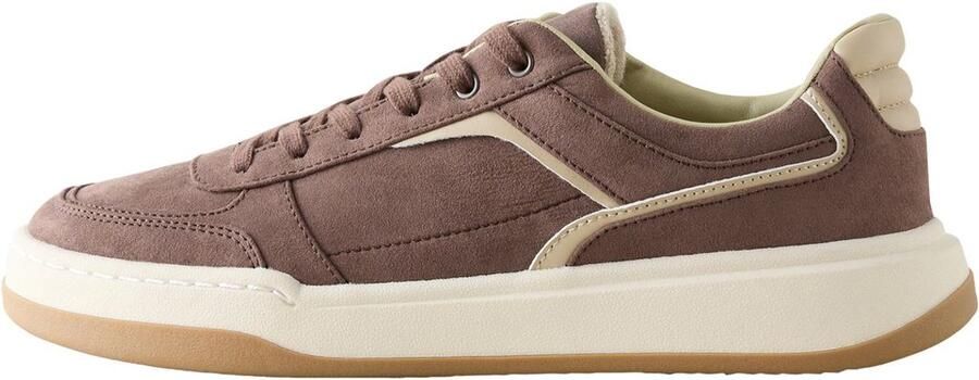 Next Dames Forever Comfort retro vetersneakers met inzetstukken Bruin