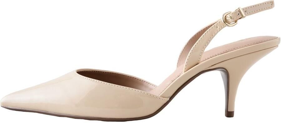 Next Dames Forever Comfort ronde slingback hakken met spitse neus Huidkleur