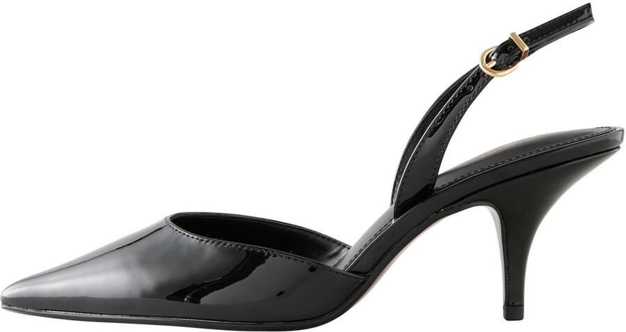 Next Dames Forever Comfort ronde slingback hakken met spitse neus Zwart