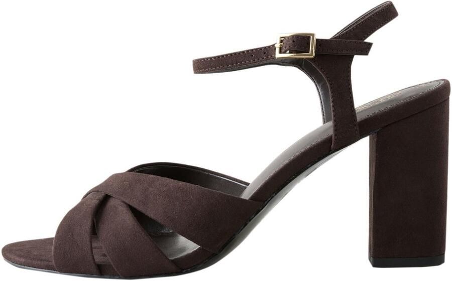 Next Dames Forever Comfort sandalen met blokhakken Bruin