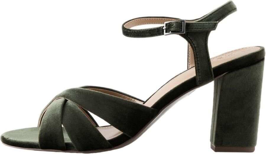 Next Dames Forever Comfort sandalen met blokhakken Groen