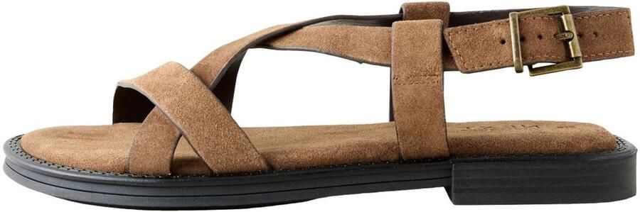 Next Dames Forever Comfort sandalen met kruisbandjes Bruin