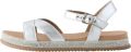 Next Dames Forever Comfort sandalen met kruisbandjes Zilver - Zilver