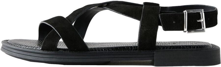 Next Dames Forever Comfort sandalen met kruisbandjes Zwart