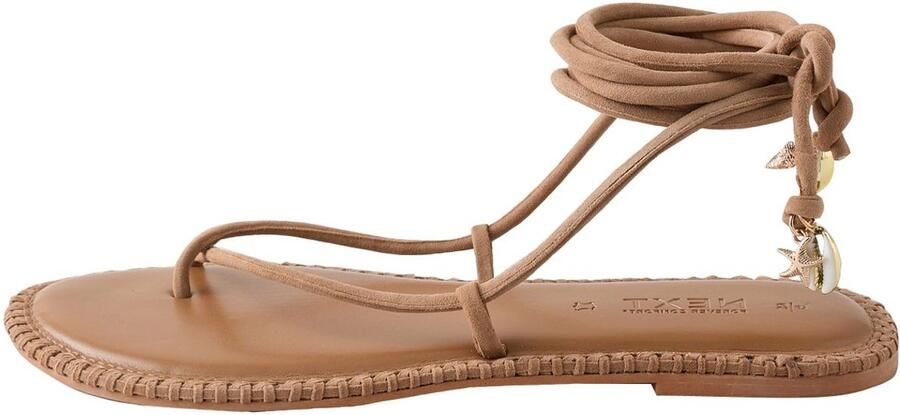 Next Dames Forever Comfort sandalen met omslag Bruin