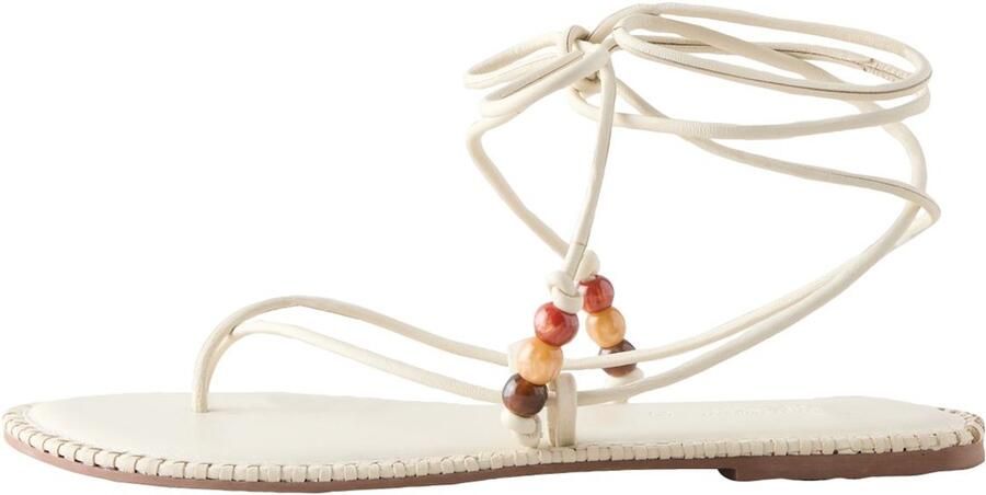 Next Dames Forever Comfort sandalen met omslag Crème