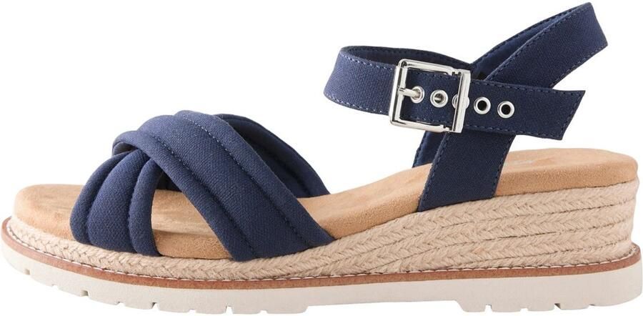 Next Dames Forever Comfort sleehakken en gekruiste bandjes Blauw