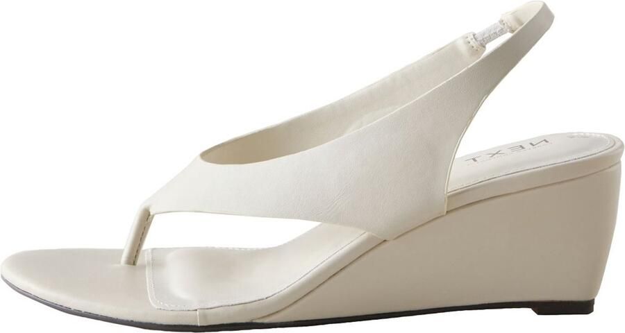 Next Dames Forever Comfort sleehakken met hielbandje en neuskap Wit