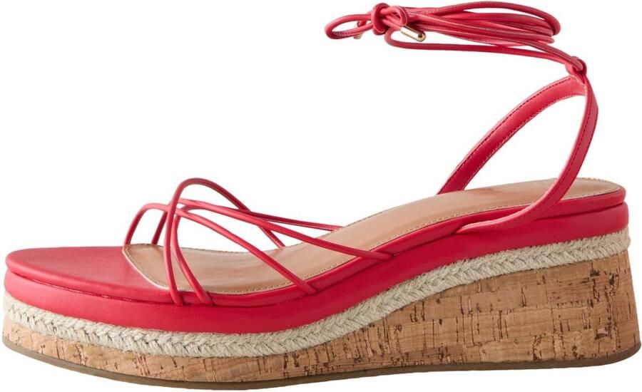 Next Dames Forever Comfort sleehakken met plateauzool en bandjes Roze