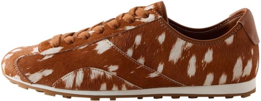Next Dames Forever Comfort smalle leren sneakers Dierenprint