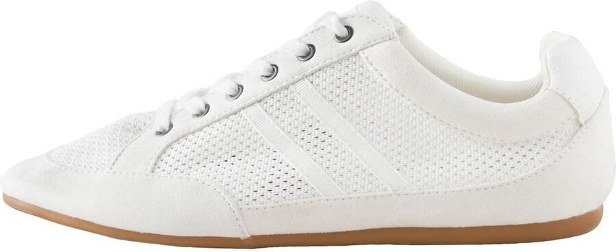 Next Dames Forever Comfort smalle vetersneakers met mesh Wit - Foto 4