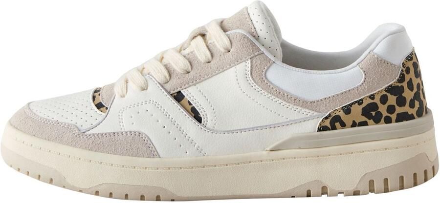 Next Dames Forever Comfort sneakers met panelen en dikke veters Dierenprint