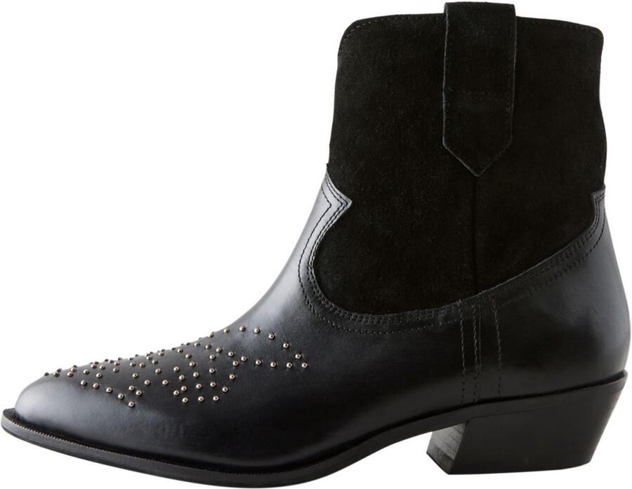 Next Dames Forever Comfort suède cowboylaarzen met extra brede pasvorm Zwart