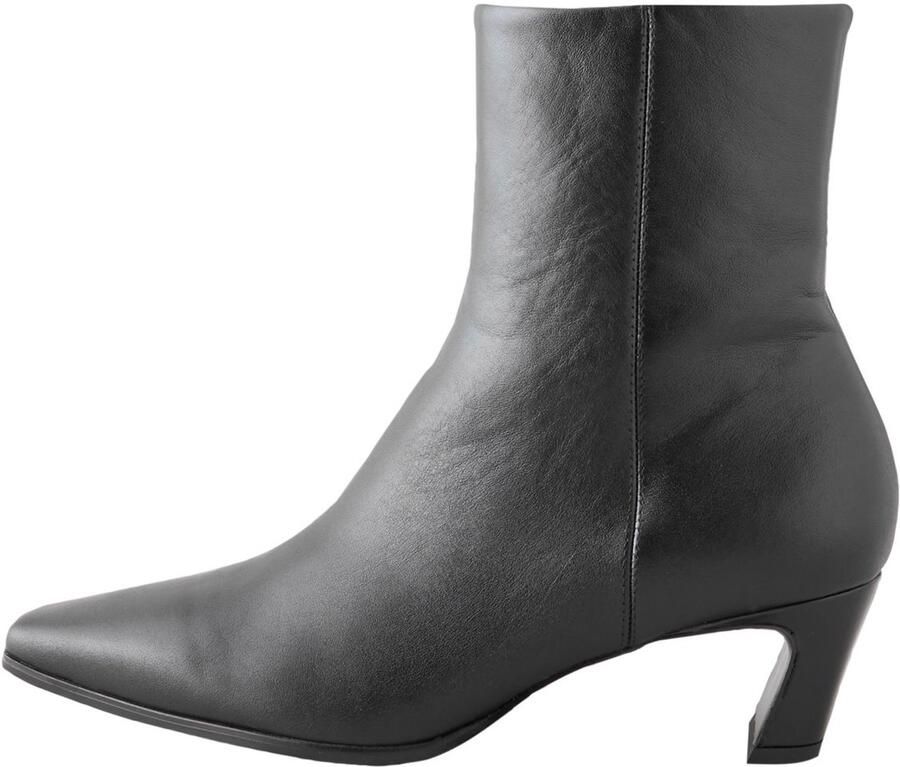 Next Dames Forever Comfort suède enkellaarzen met beitelvormige hak Zwart