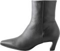 Next Dames Forever Comfort suède enkellaarzen met beitelvormige hak Zwart - Zwart