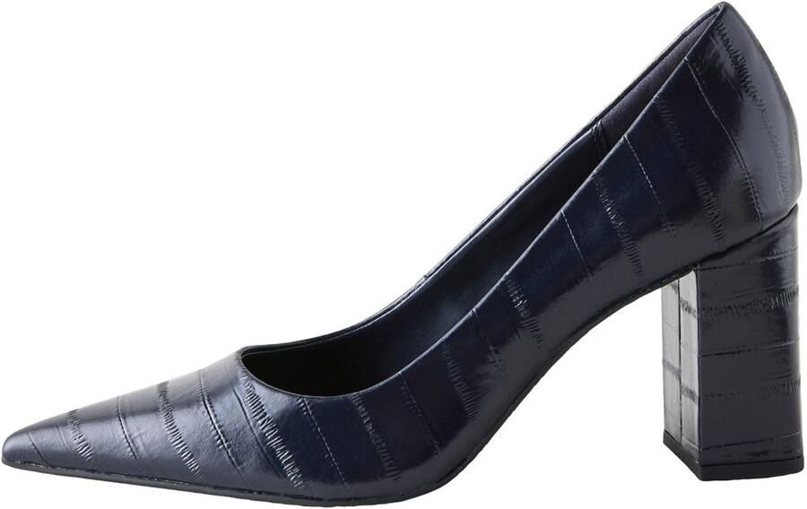 Next Dames Forever Comfort suède pumps met blokhak Blauw