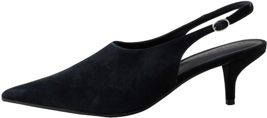 Next Dames Forever Comfort suède pumps met gesloten neus en hielbandje Zwart
