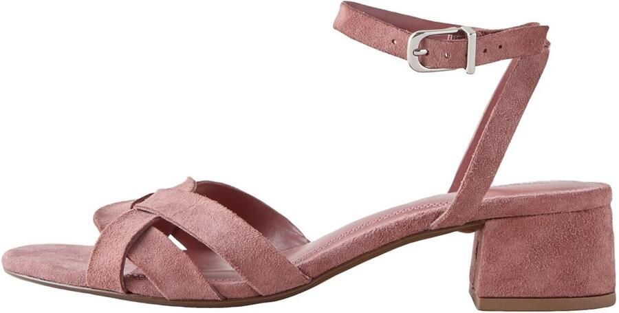 Next Dames Forever Comfort suède sandalen met blokhak Roze