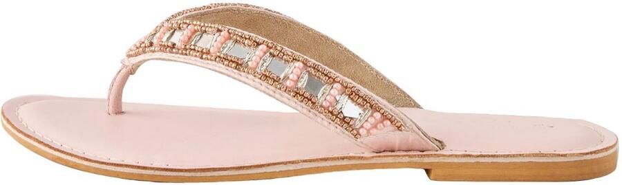 Next Dames Forever Comfort teensandalen met kraaltjes Roze