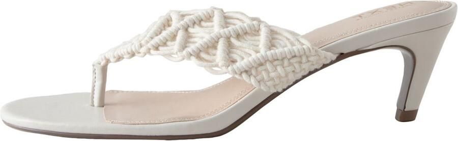 Next Dames Forever Comfort teenslippers met gehaakte teen Crème