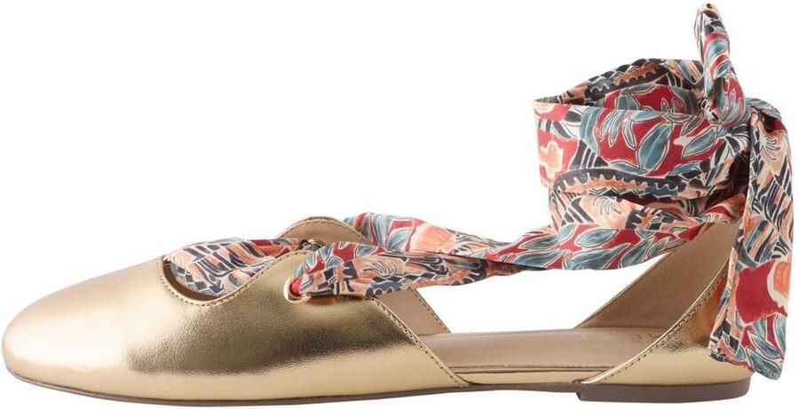 Next Dames Forever Comfort tweedelige ballerina's met strik Goud